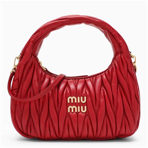 borsa miu miu rossa